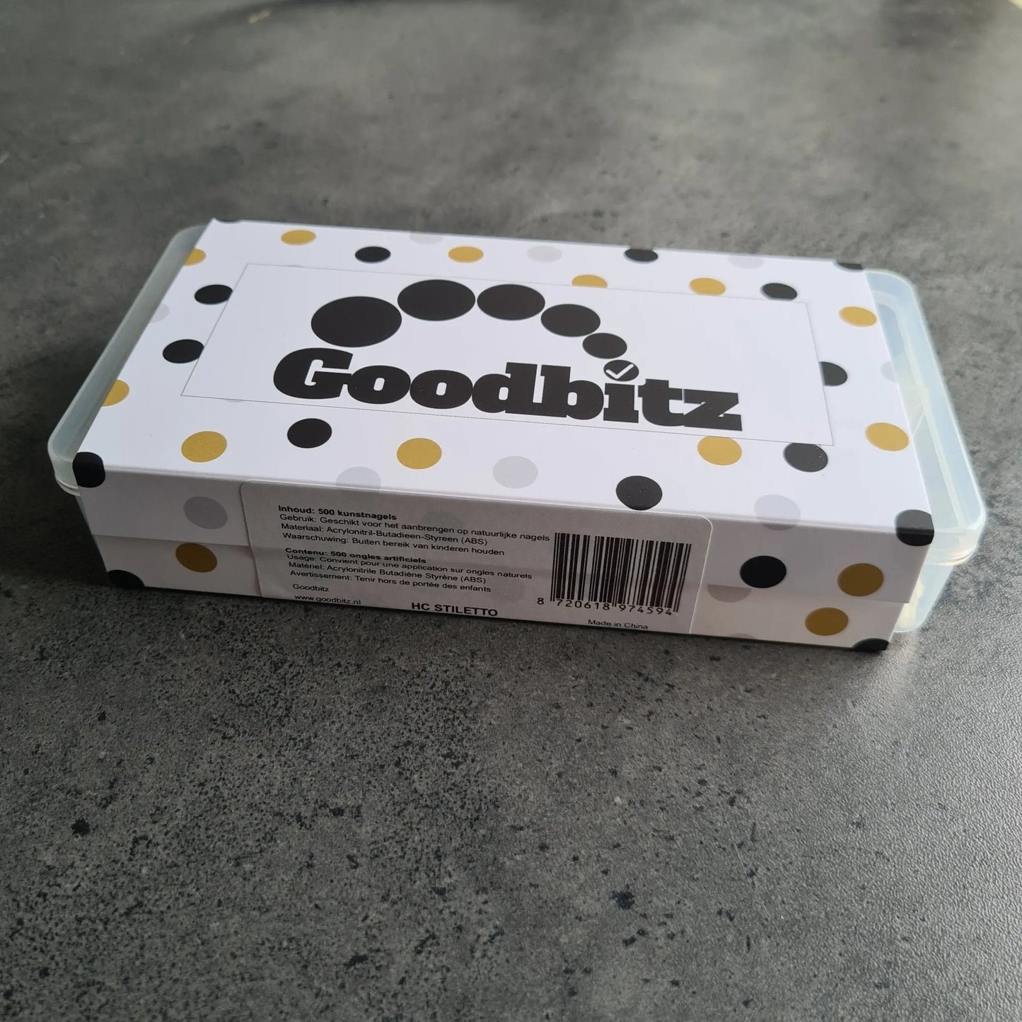 Nageltips - Ballerina - Half cover - Goodbitz