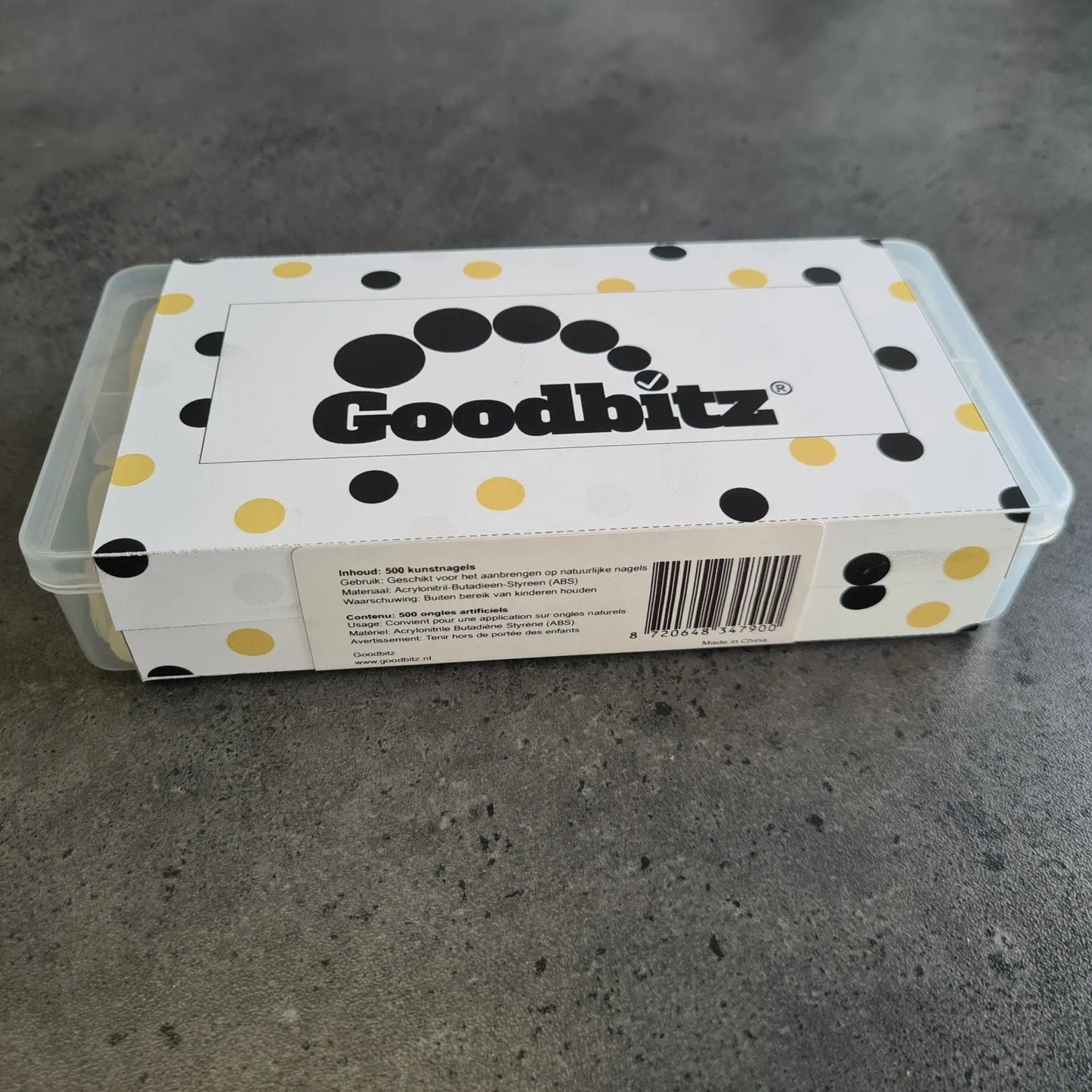 Nageltips - Square Kort - Full cover - Goodbitz