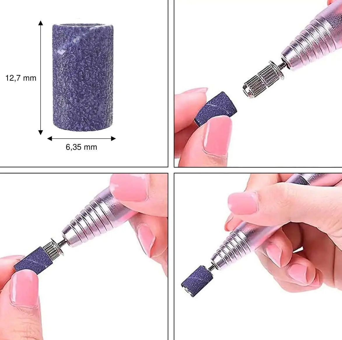 Schuurrolletjes Nagelfrees - 180 Grit - 100 stuks - Goodbitz
