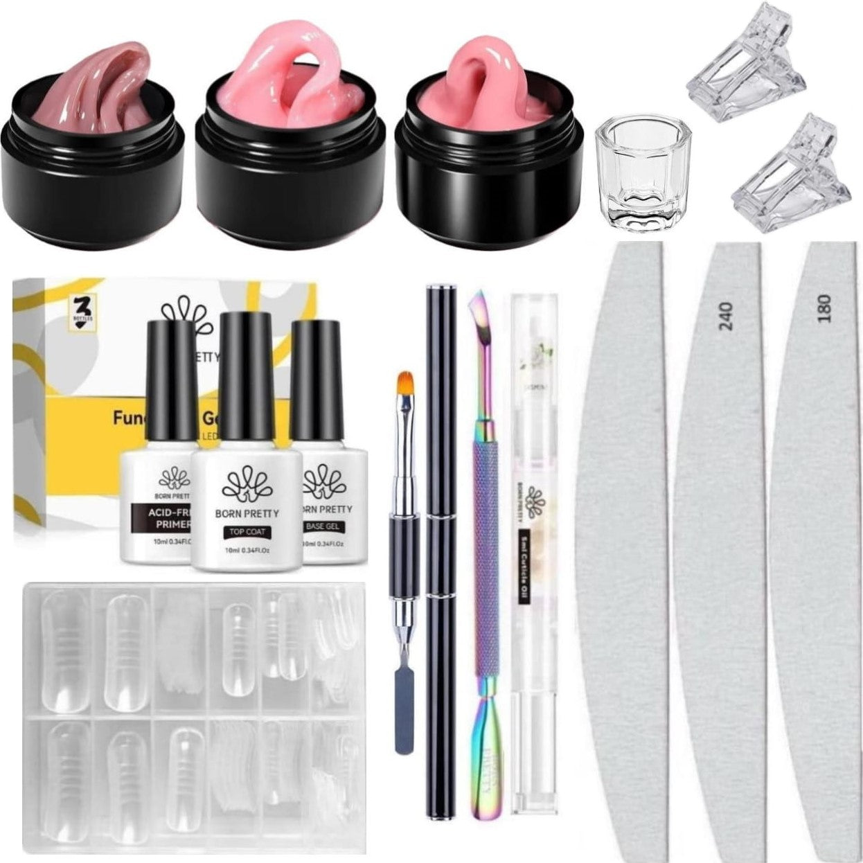 Born Pretty - Builder gel - Set