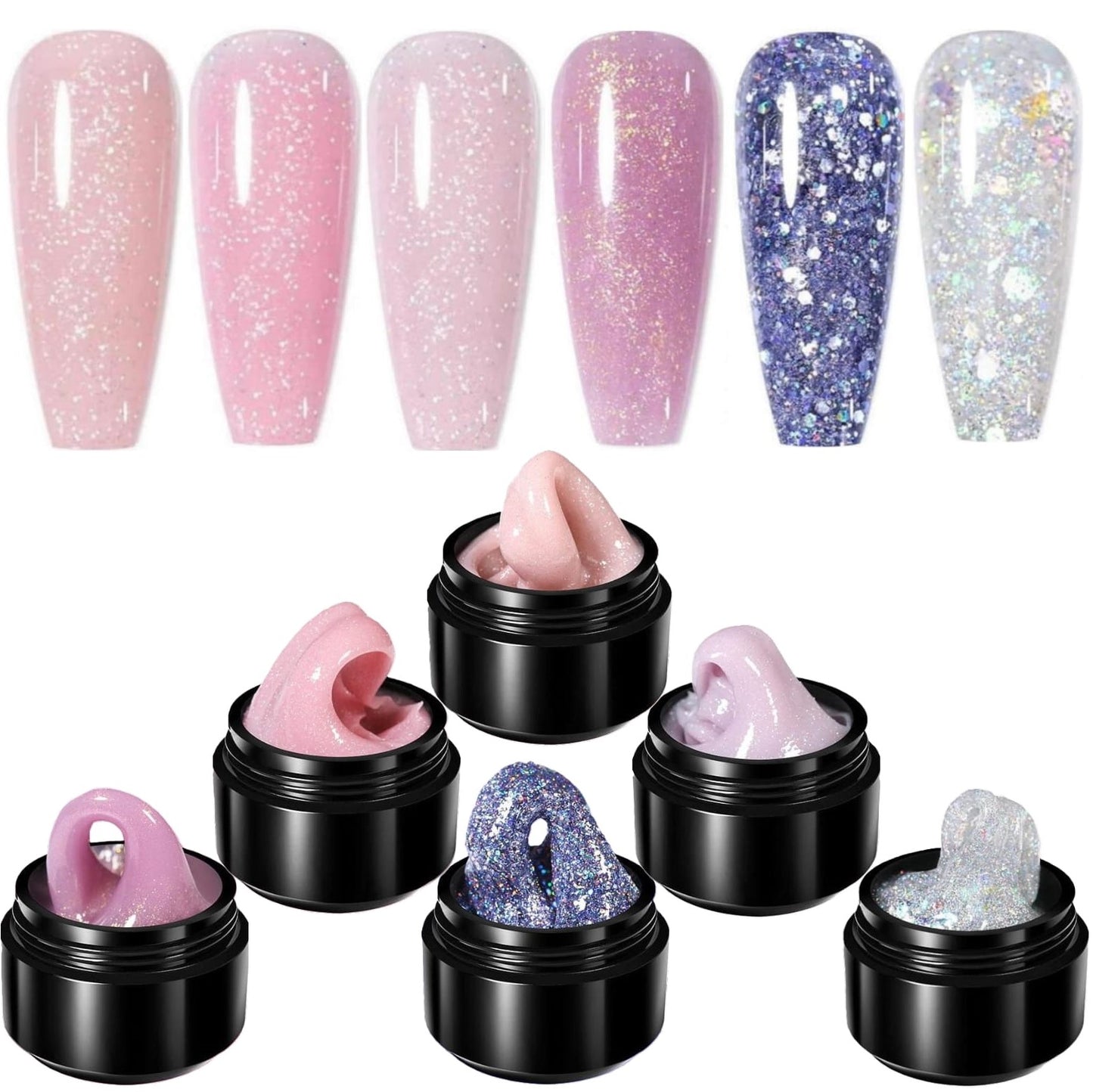 Born Pretty - Builder gel - 6 stuks