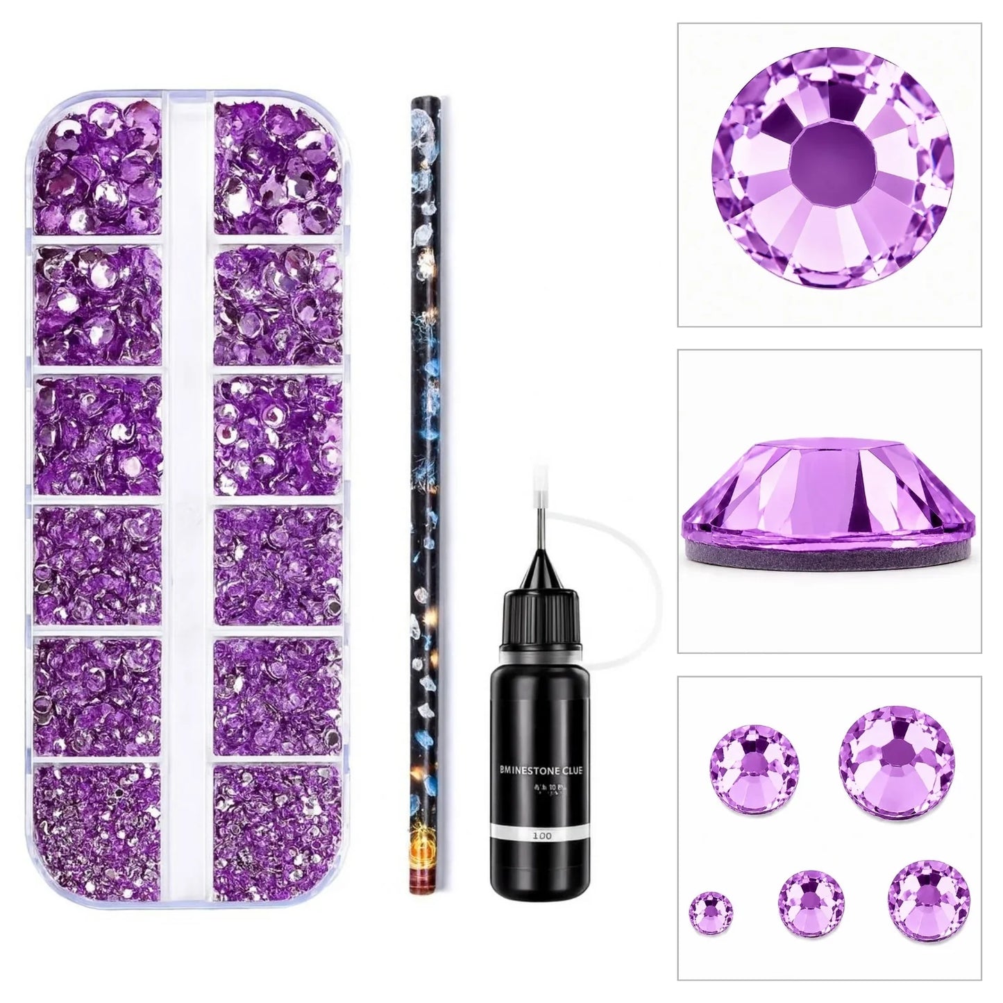 Rhinestones - Set - 3-delig