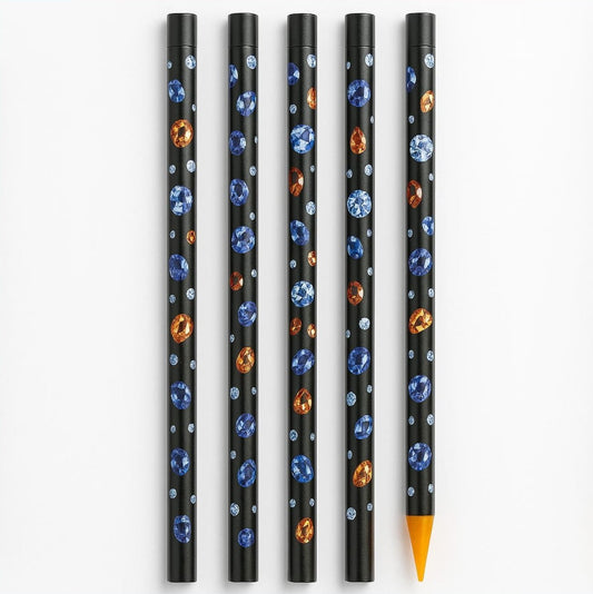 Waxpen - Rhinestone pen - 5 stuks