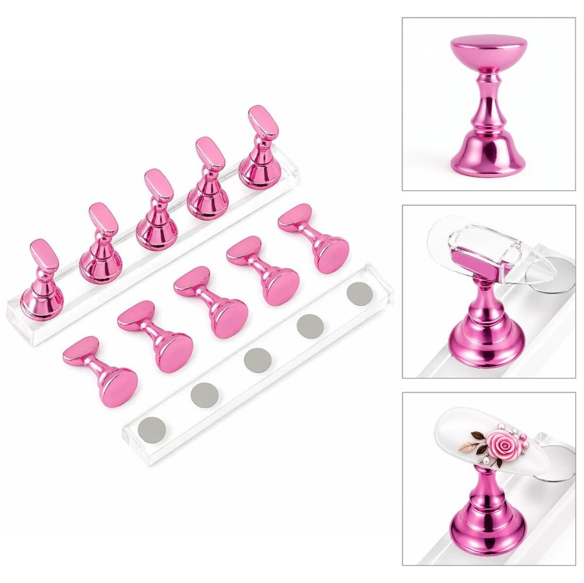 Nagelhouders - 2 stuks - 12-delig