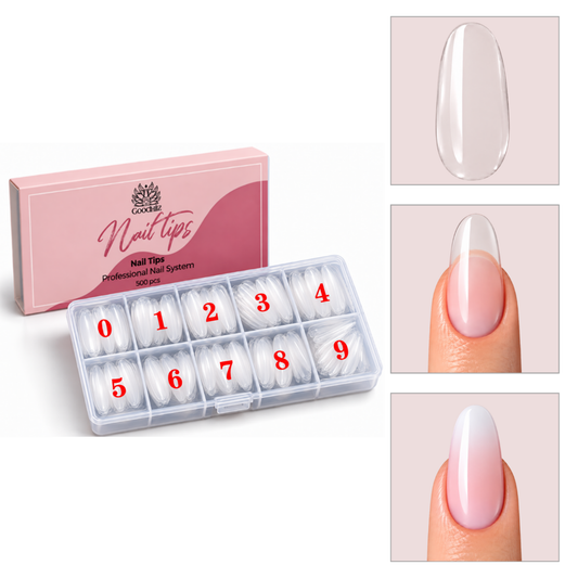 Goodbitz - Nageltips - Ovaal - 500 stuks