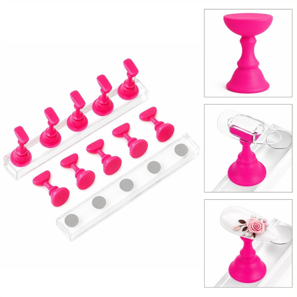 Nagelhouders - 2 stuks - 12-delig