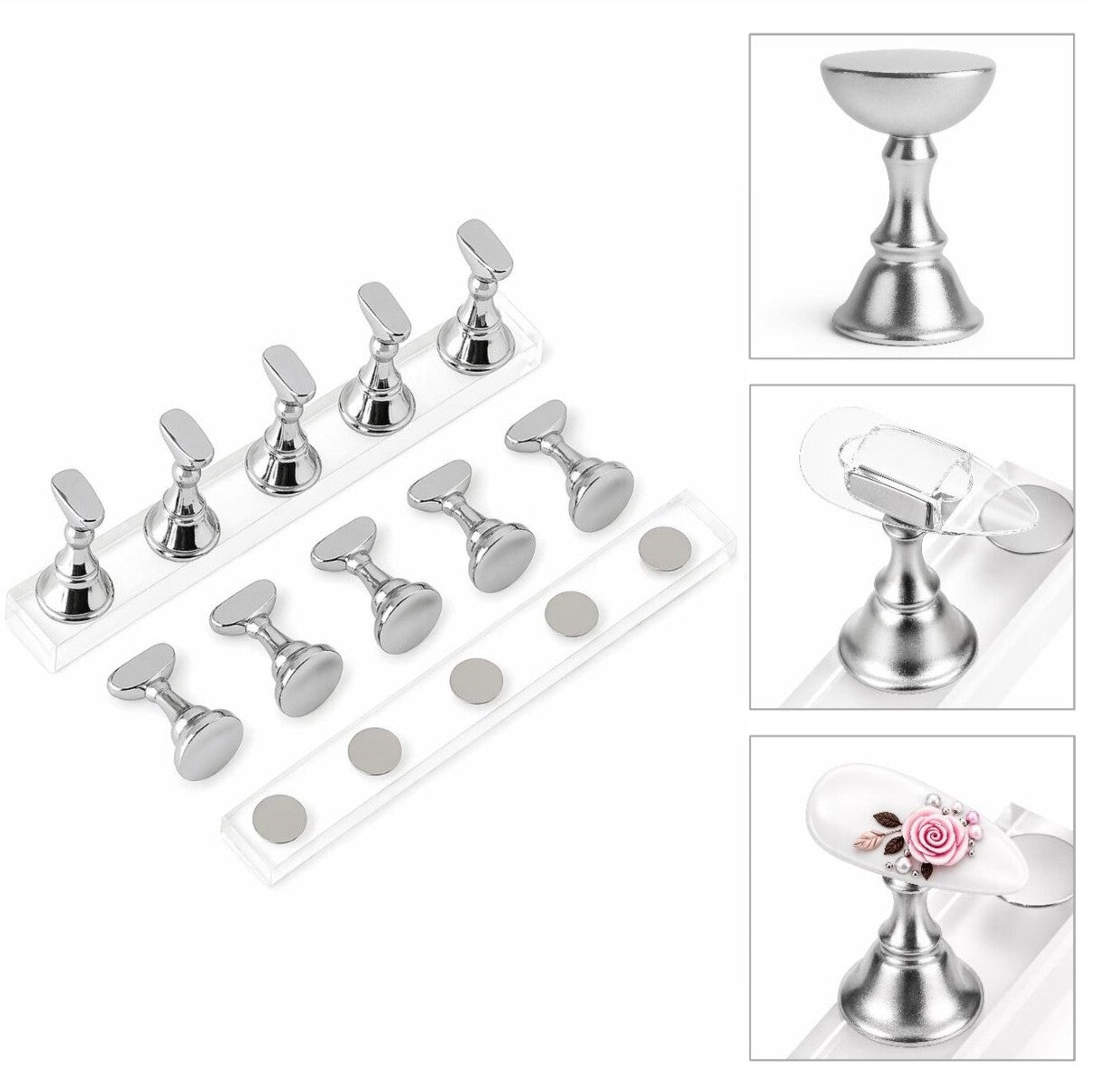 Nagelhouders - 2 stuks - 12-delig