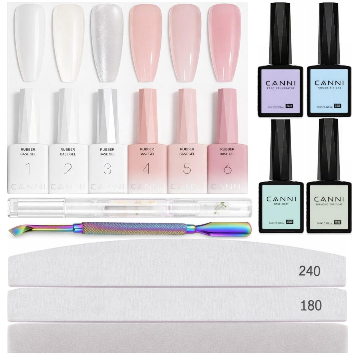 Canni - Rubberbase - Set - 15-delig