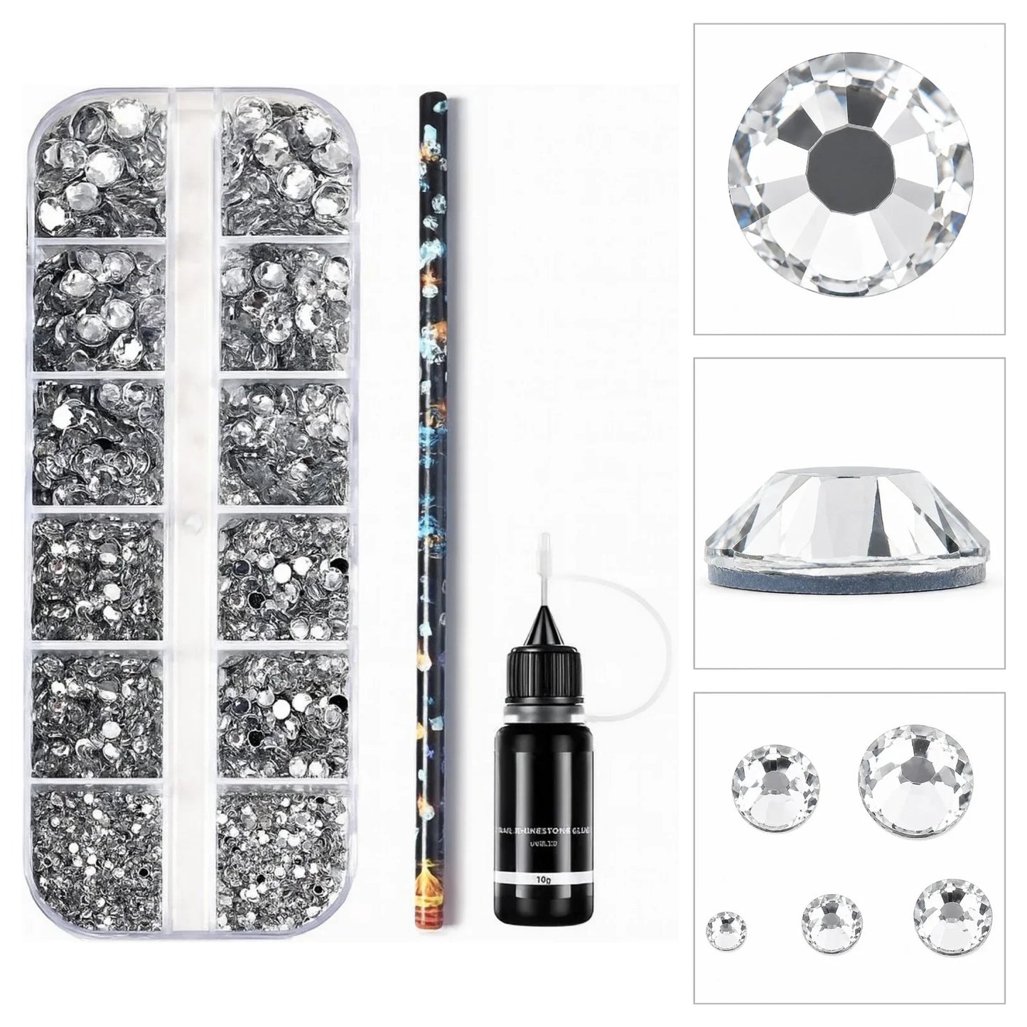 Rhinestones - Set - 3-delig