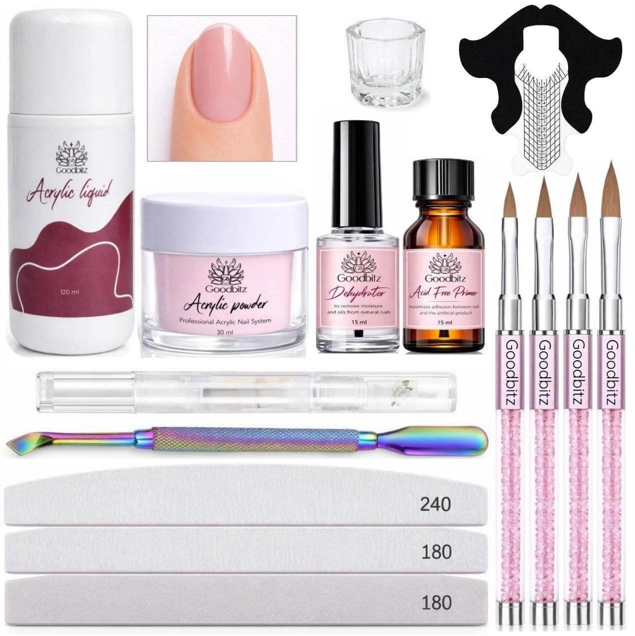 Born Pretty - Coffret de poudre acrylique