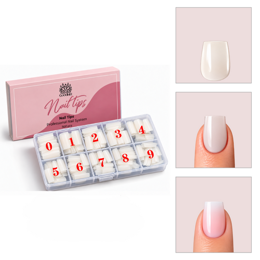 Goodbitz - Nageltips - Square - 500 stuks