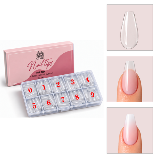 Goodbitz - Nageltips - Ballerina - 500 stuks