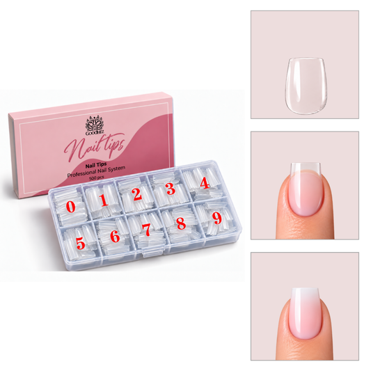 Goodbitz - Nageltips - Square - 500 stuks