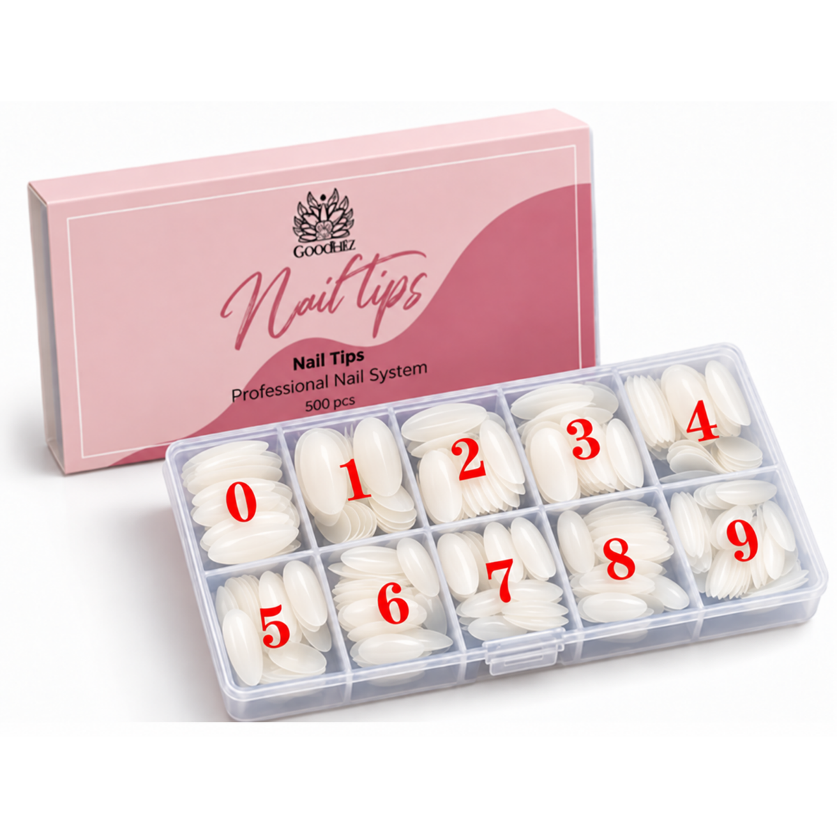 Nail tips - Oval - Full cover