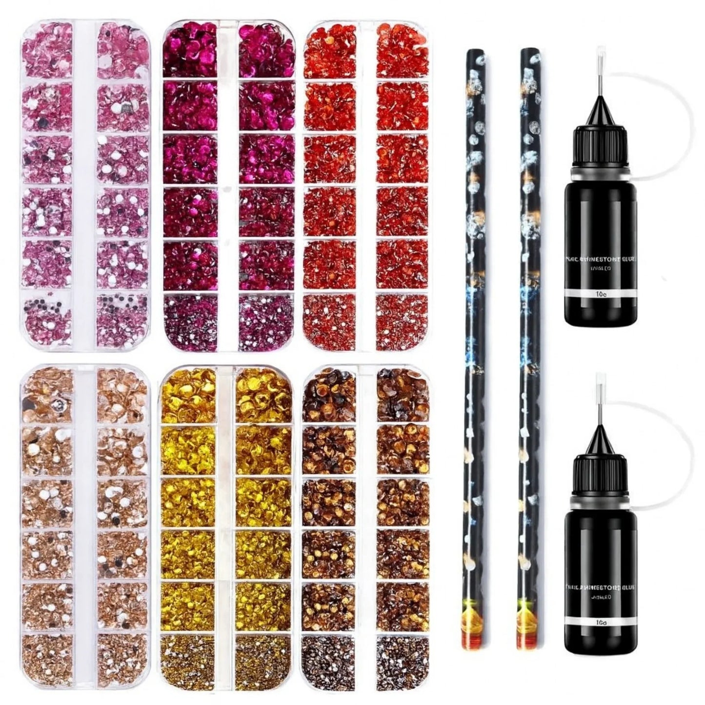 Strass - Set - 10 pièces
