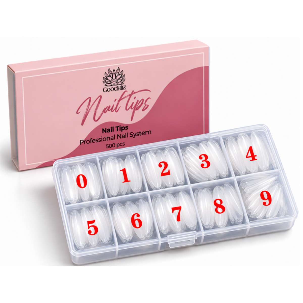 Nail tips - Oval - Full cover