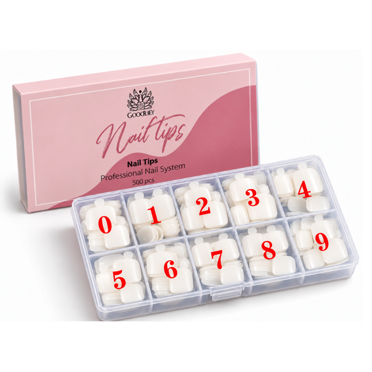 Goodbitz - Nageltips - Tenen - 500 stuks