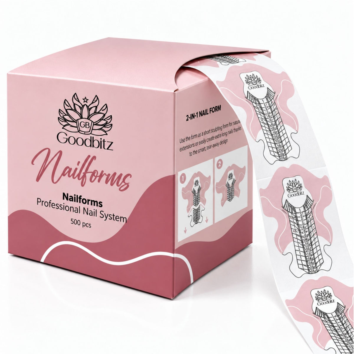 Goodbitz - Nagelsjablonen - 500 stuks