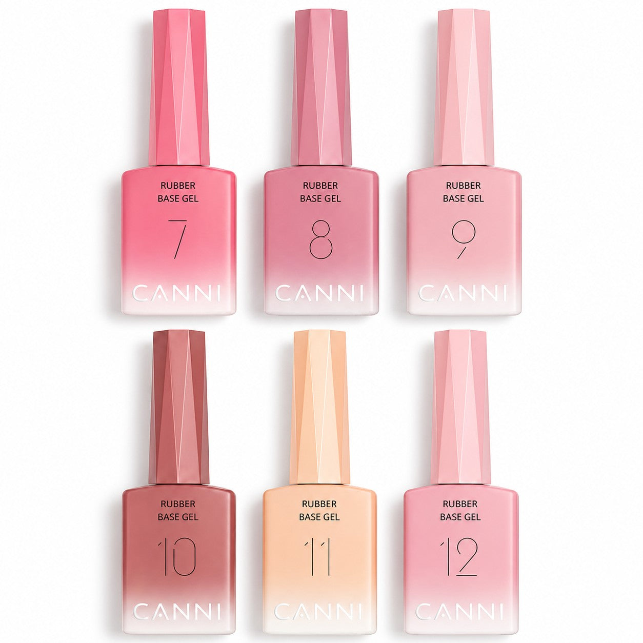 Canni - Rubberbase - 6 stuks - 10 ml