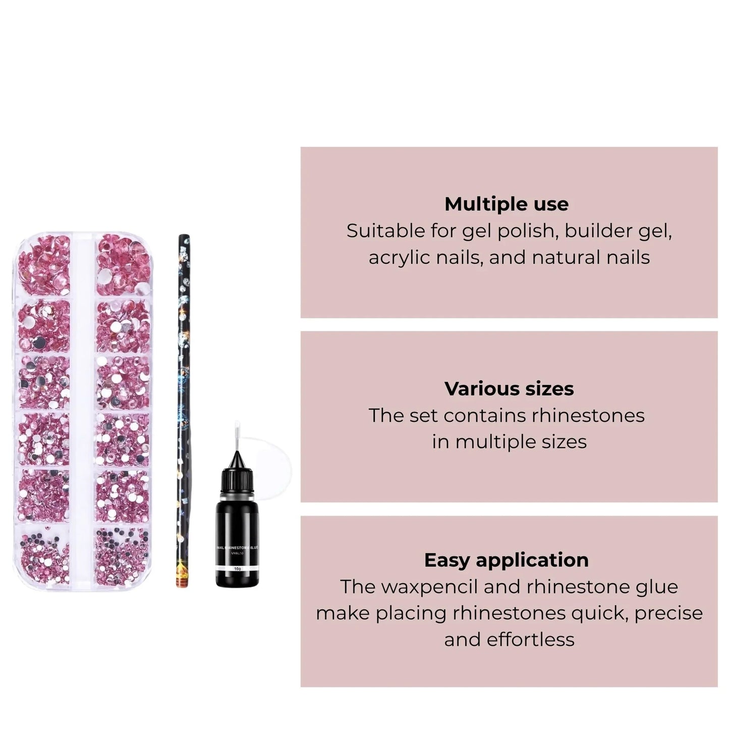 Rhinestones - Set - 3-delig