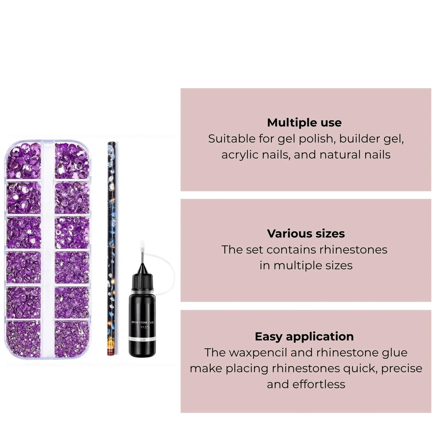 Rhinestones - Set - 3-delig