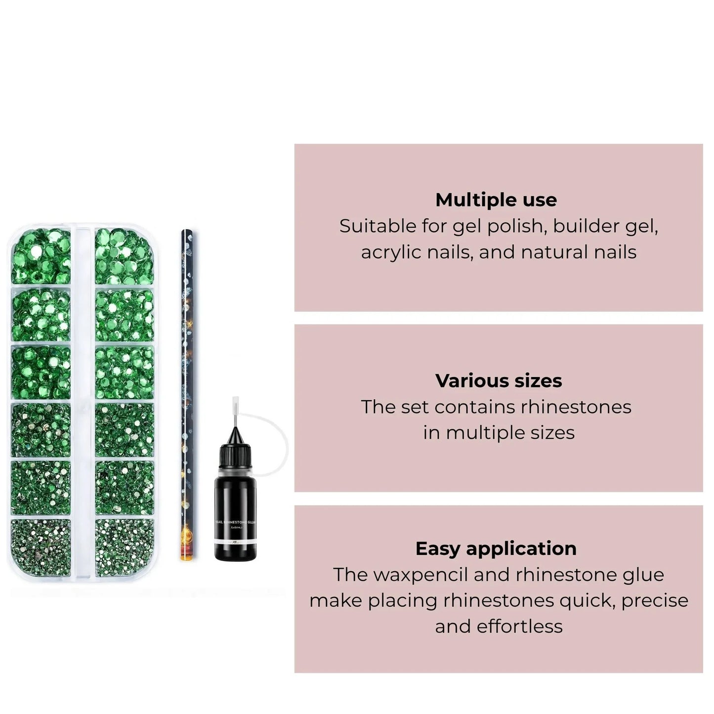 Rhinestones - Set - 3-delig