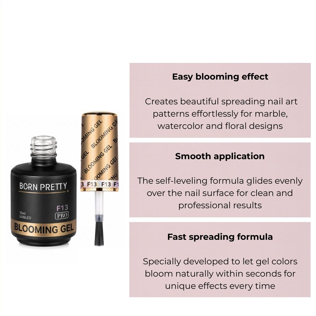 Born Pretty - Gel fleuri