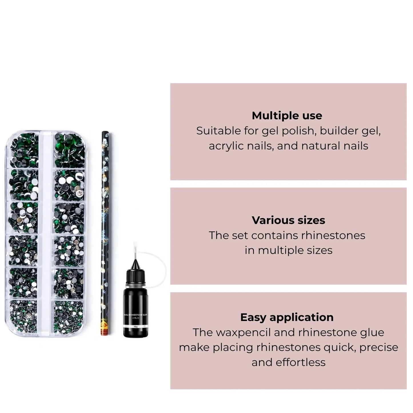 Rhinestones - Set - 3-delig