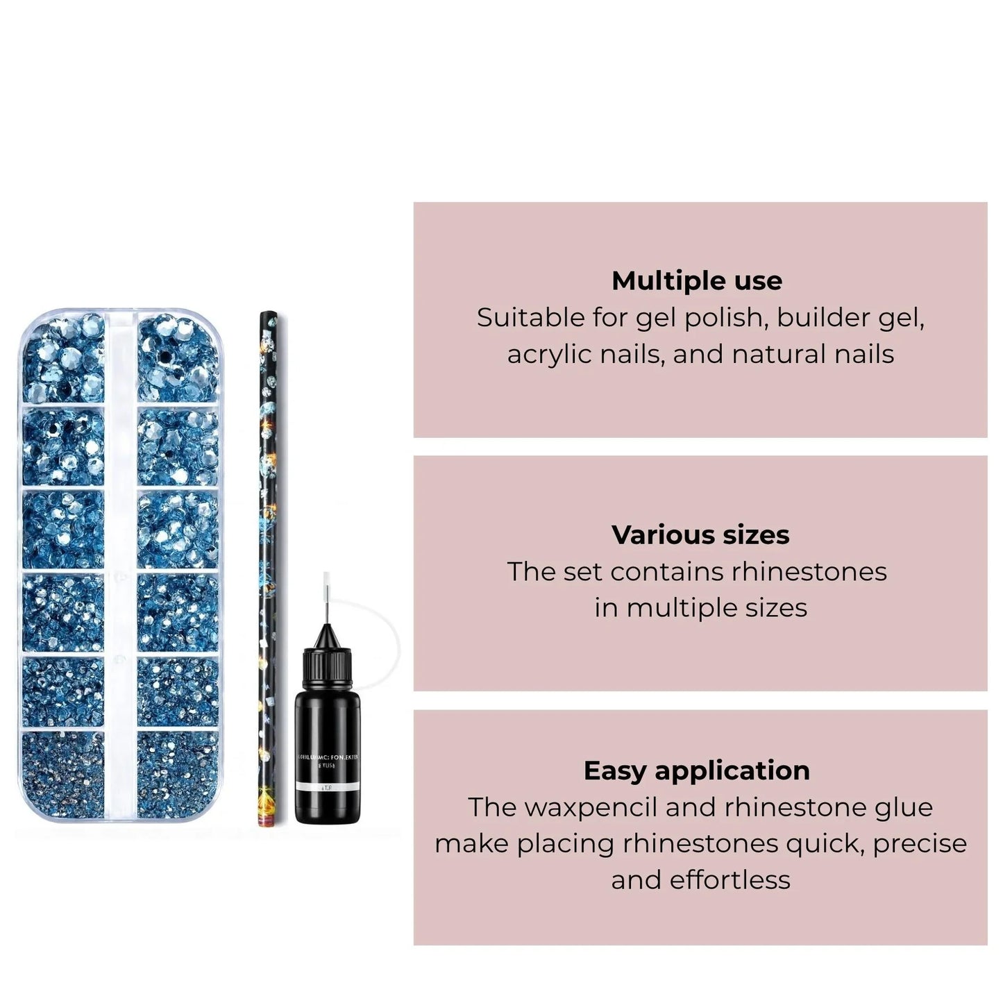 Rhinestones - Set - 3-delig
