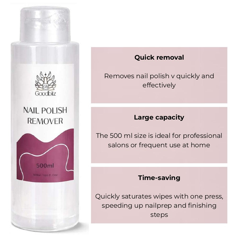 Goodbitz - Nagellakremover - 500 ml