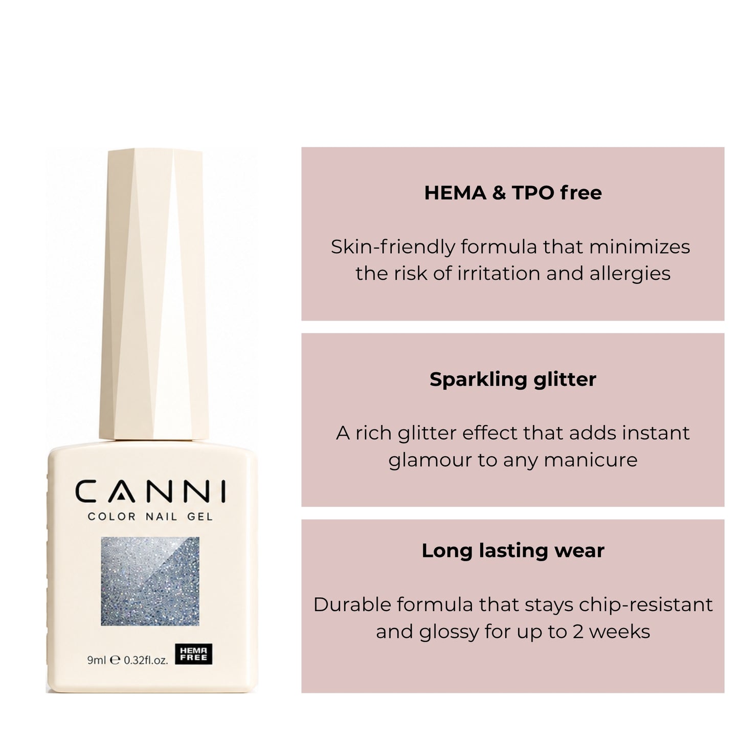 Canni -  Glitter Gellak - 10 ml