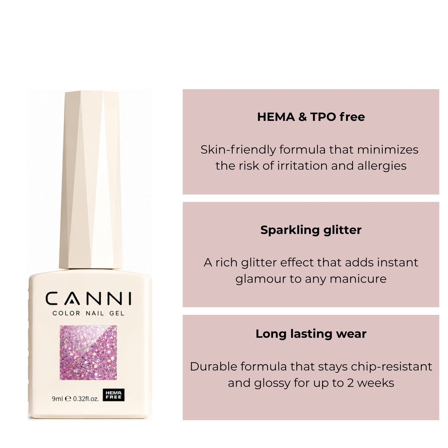Canni -  Glitter Gellak - 10 ml