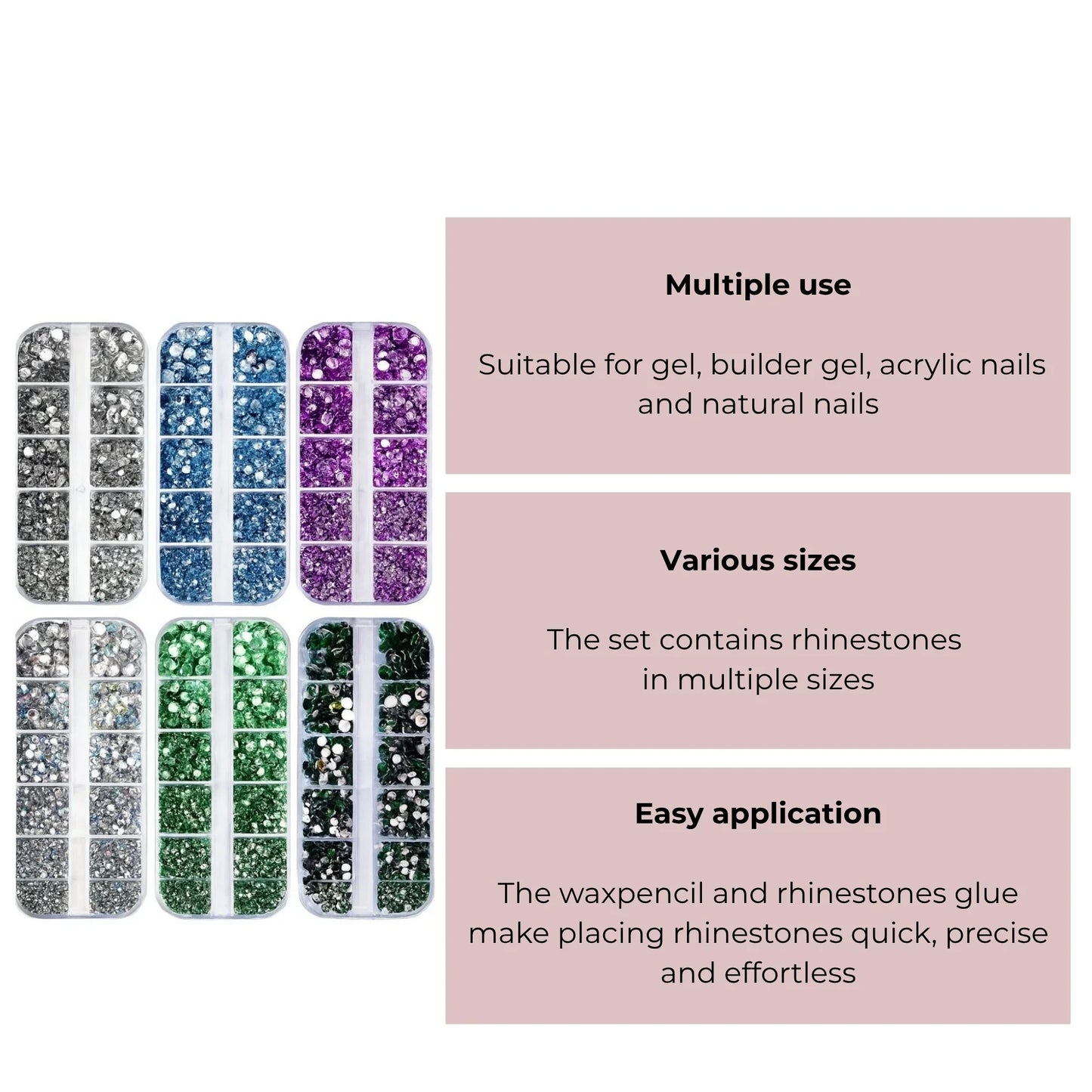 Strass - Set - 10 pièces
