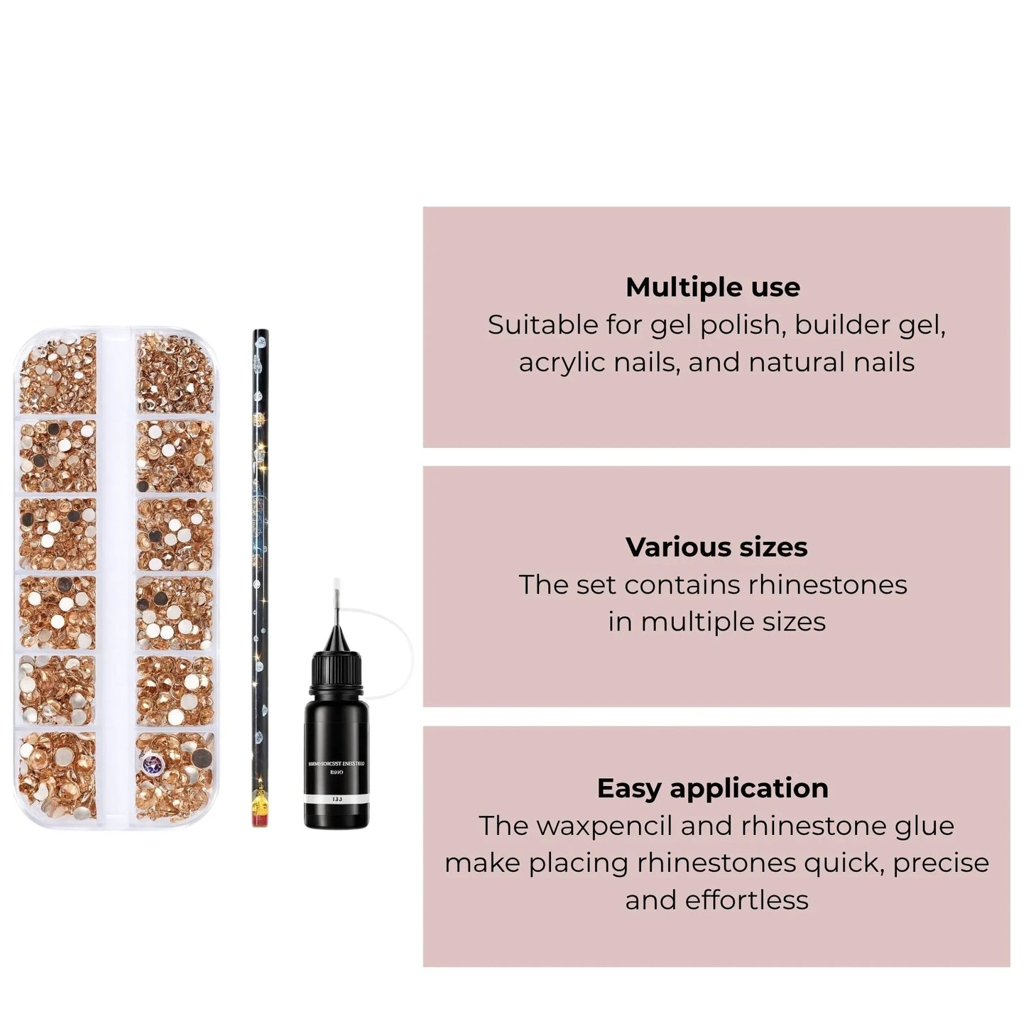Rhinestones - Set - 3-delig