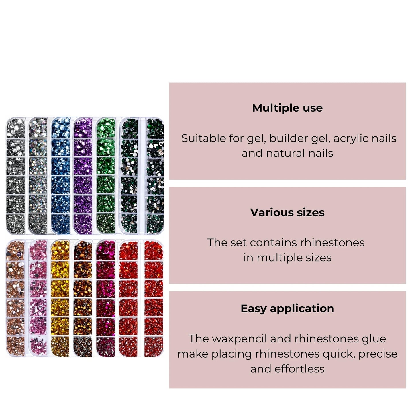 Strass - Set - 16 pièces