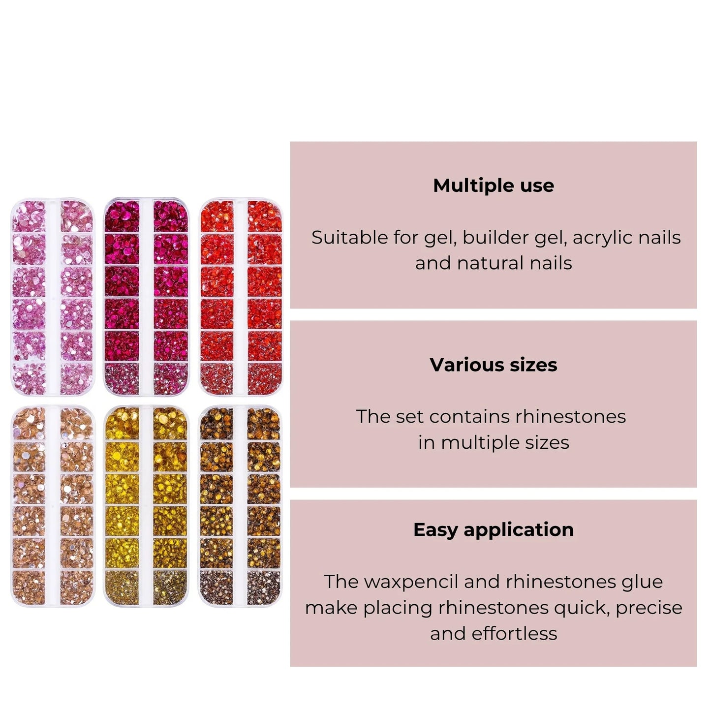 Strass - Set - 10 pièces