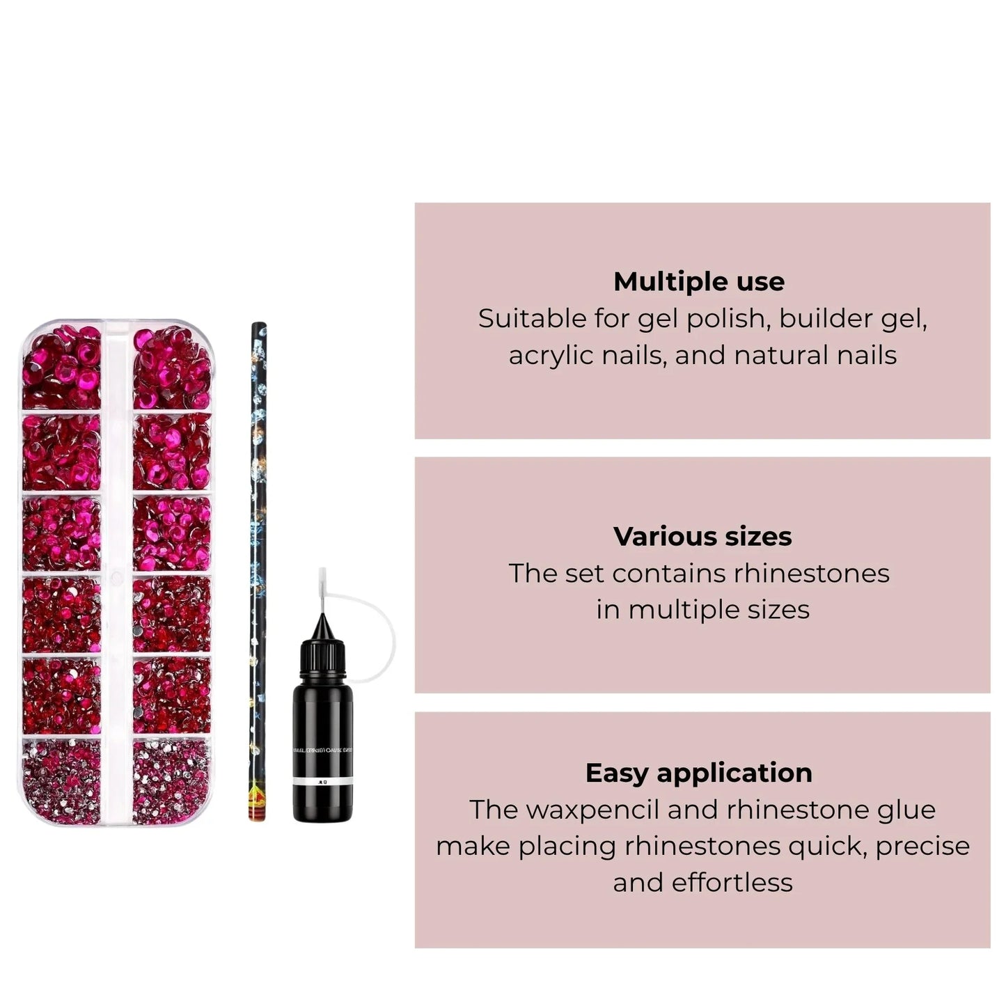 Rhinestones - Set - 3-delig