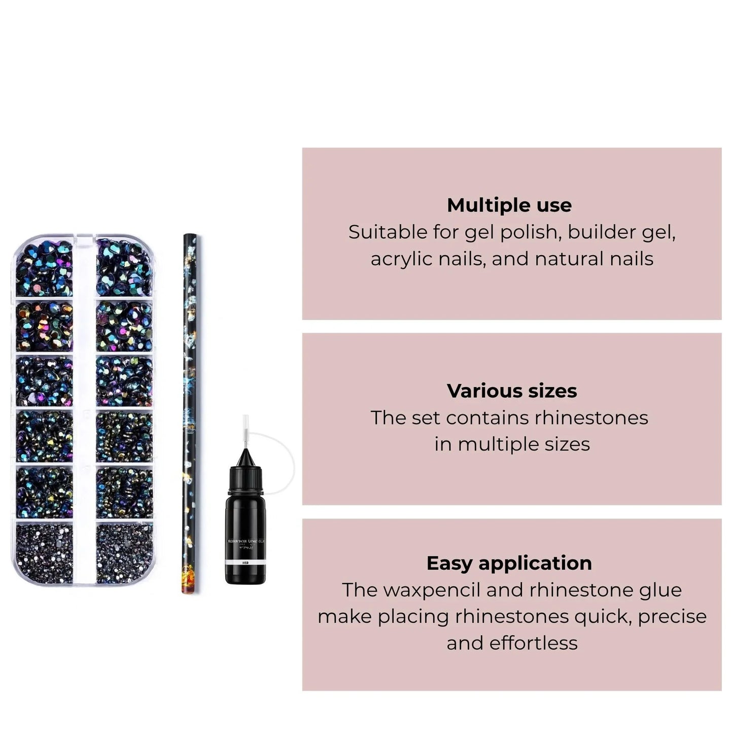 Rhinestones - Set - 3-delig