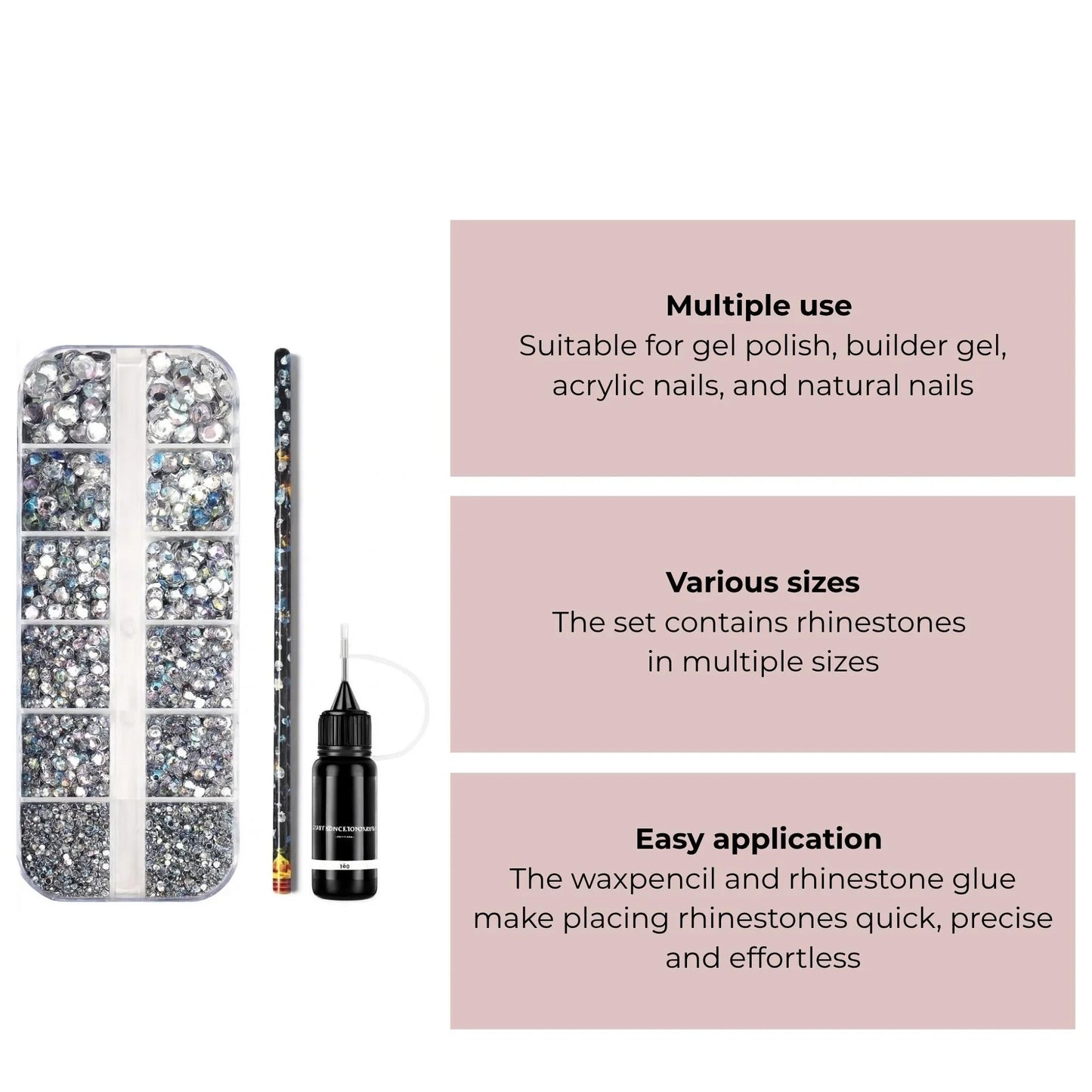 Rhinestones - Set - 3-delig