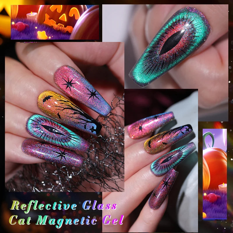 Born Pretty - Gellak set - Cat eye - 6 Stuks