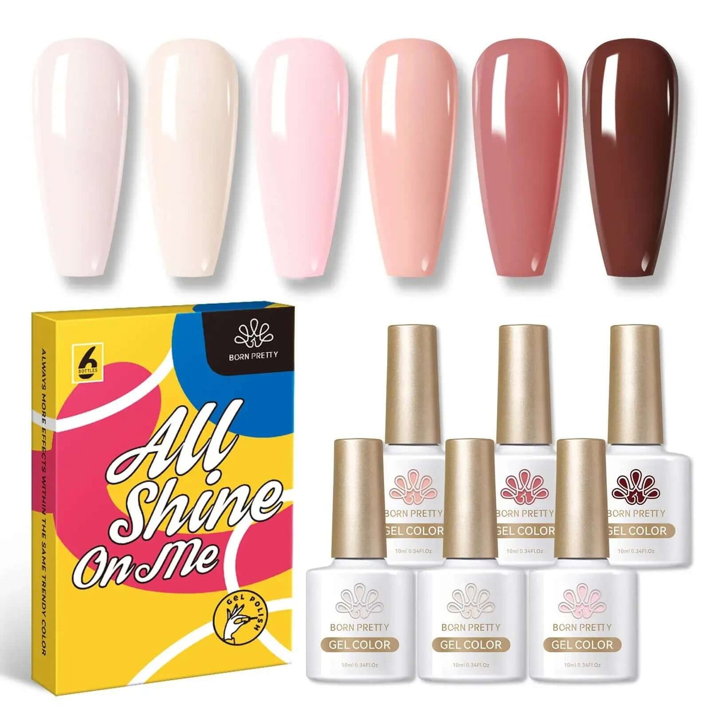 Born Pretty - Gellak set - Roze Goodbitz