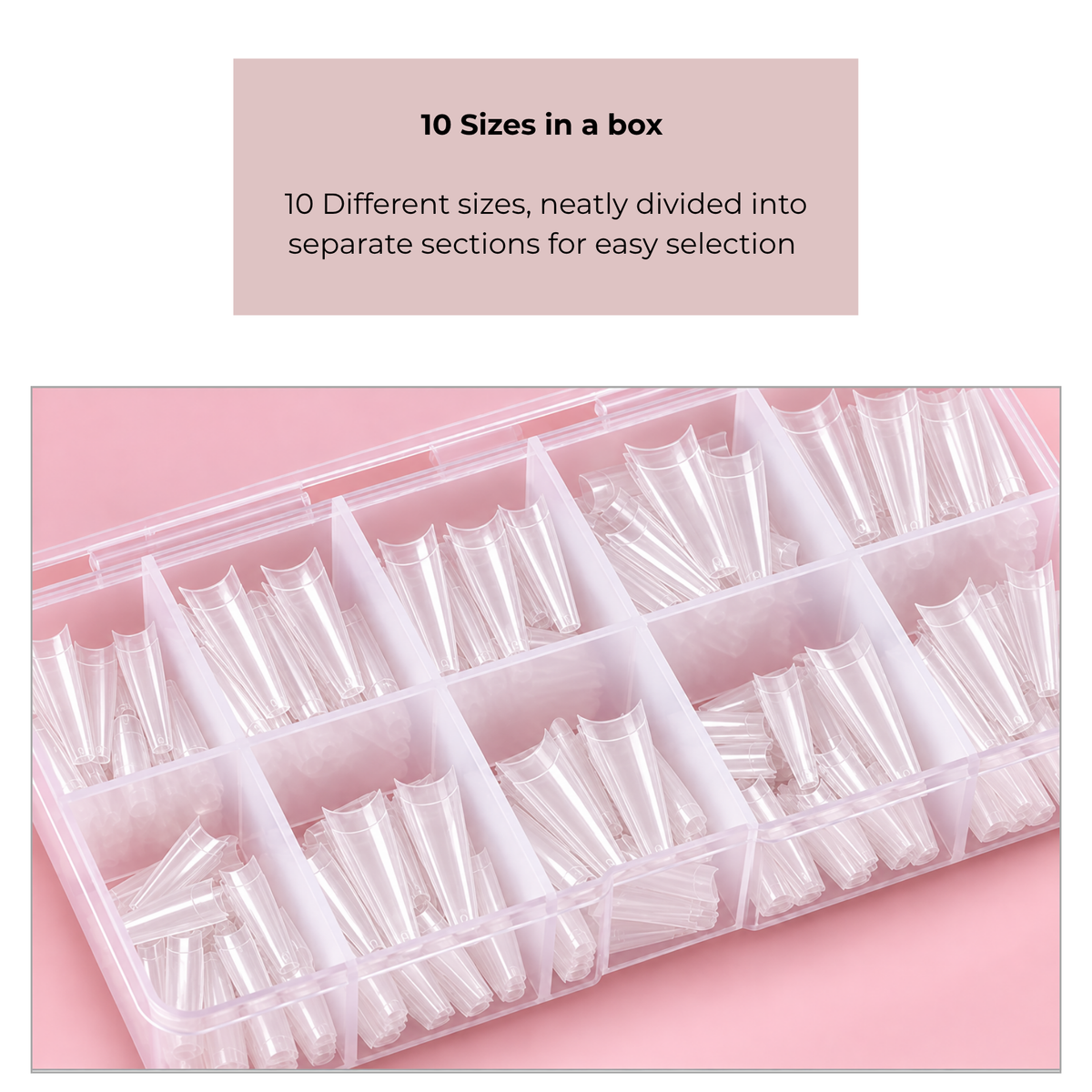 Goodbitz - Nageltips - Stiletto - 500 stuks
