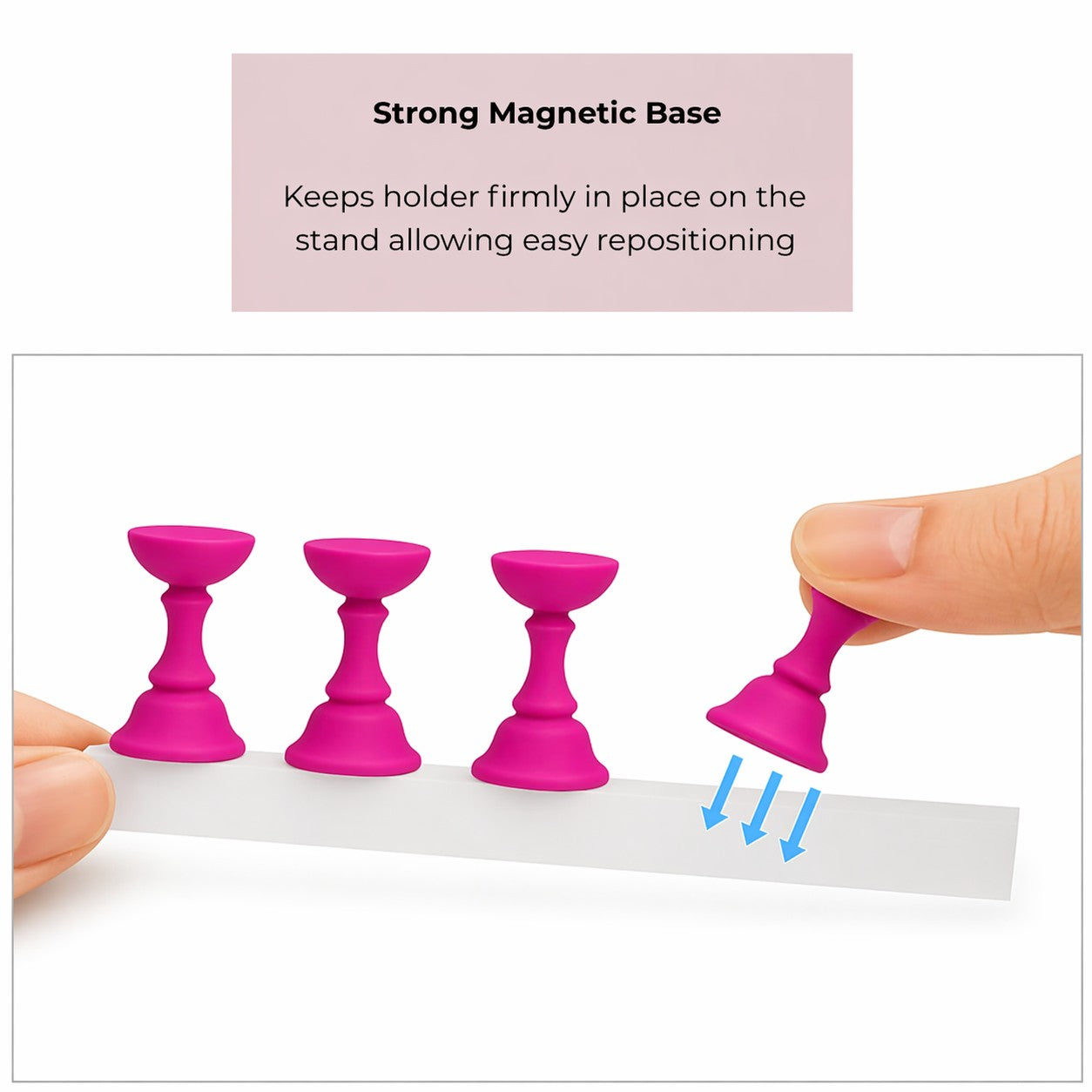 Nagelhouders - 2 stuks - 12-delig