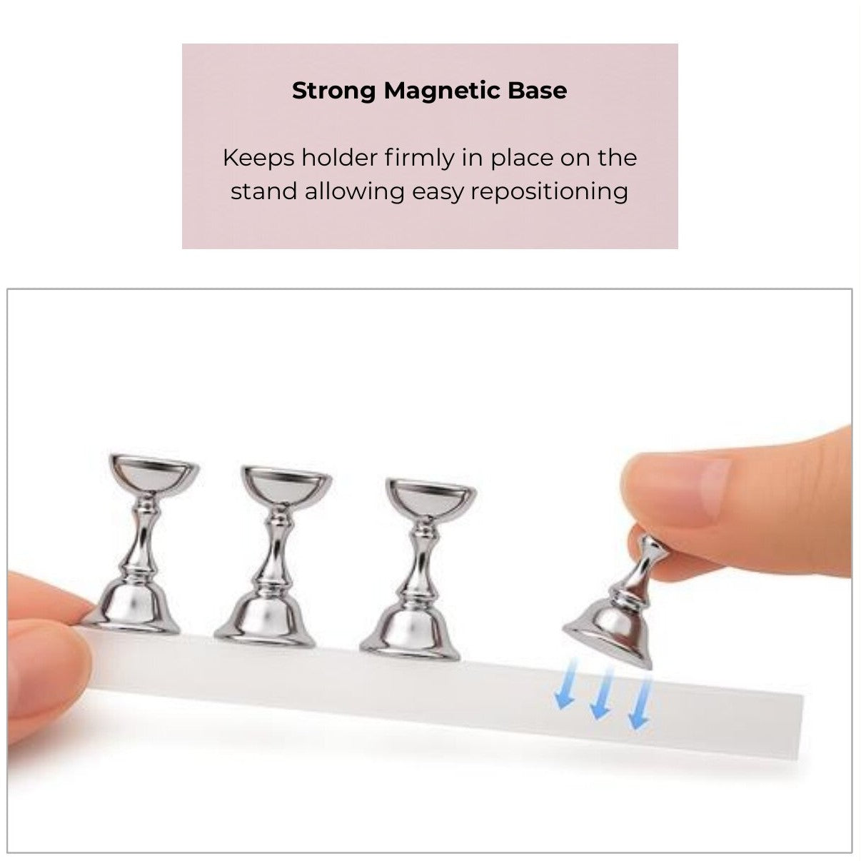 Nagelhouders - 2 stuks - 12-delig