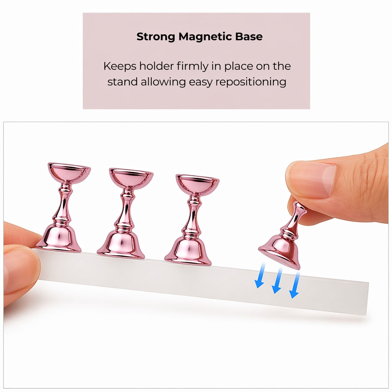 Nagelhouders - 2 stuks - 12-delig
