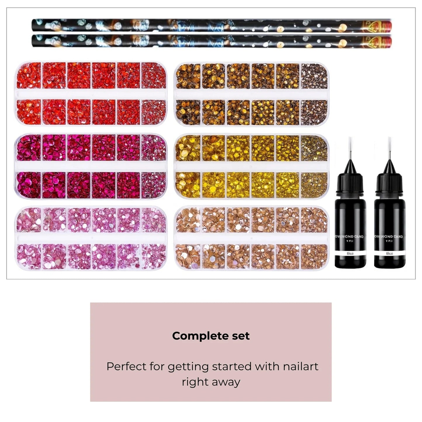 Strass - Set - 10 pièces