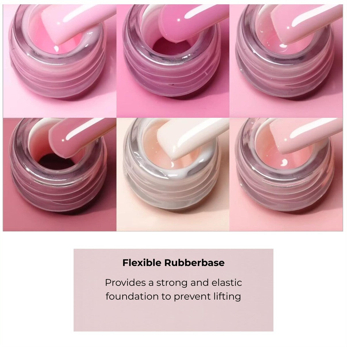 Canni - Rubberbase - 6 stuks - 10 ml