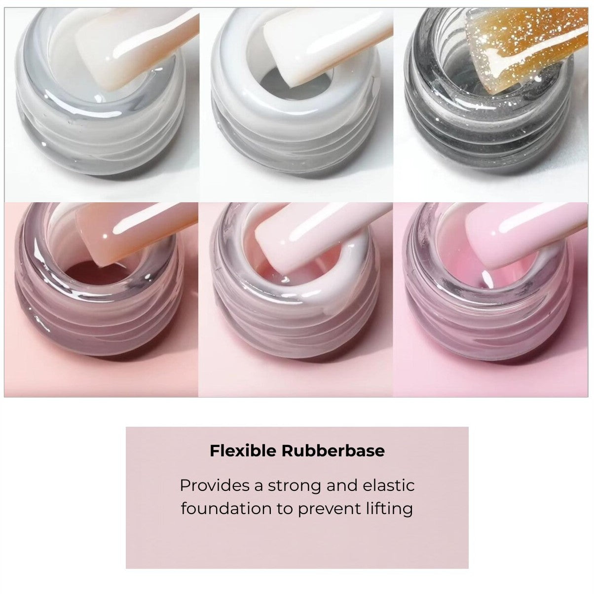 Canni - Rubberbase - 6 stuks - 10 ml