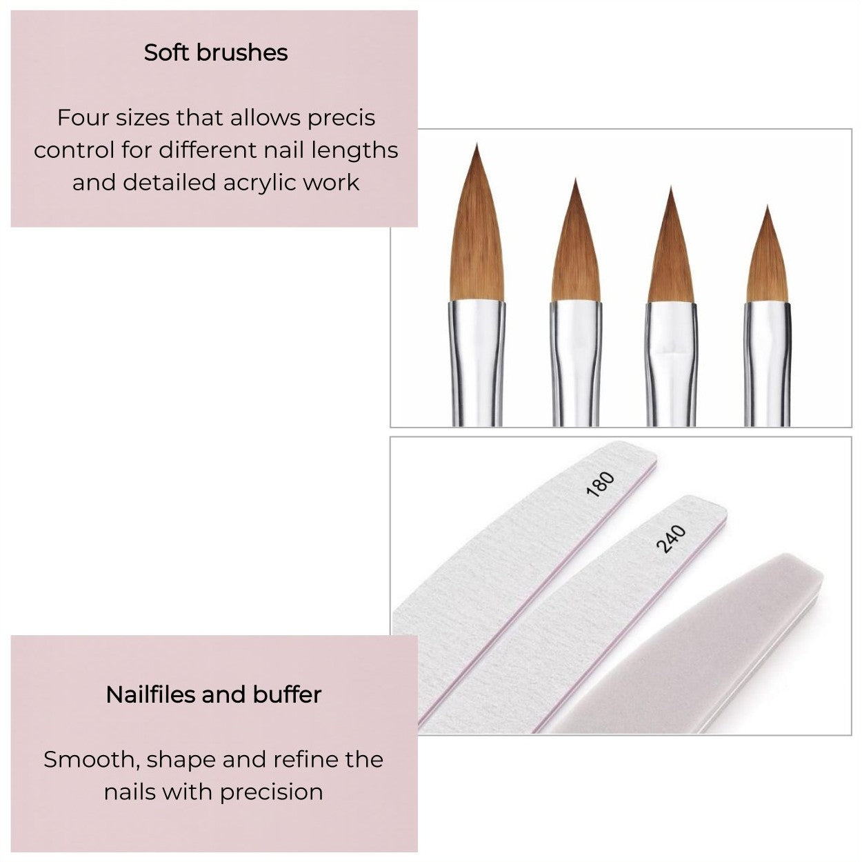 Born Pretty - Coffret de poudre acrylique