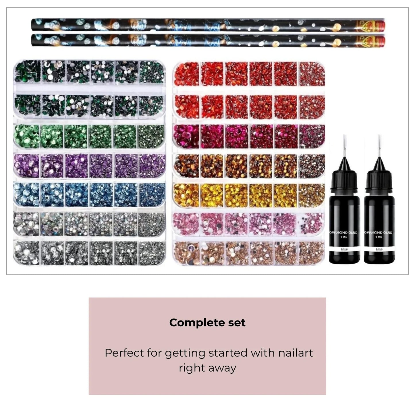 Strass - Set - 16 pièces